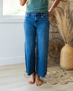 Hidden Nori Non Distressed Wide Leg Jeans