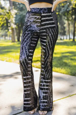 Striped Sexy Slim Fit Knitted Pants